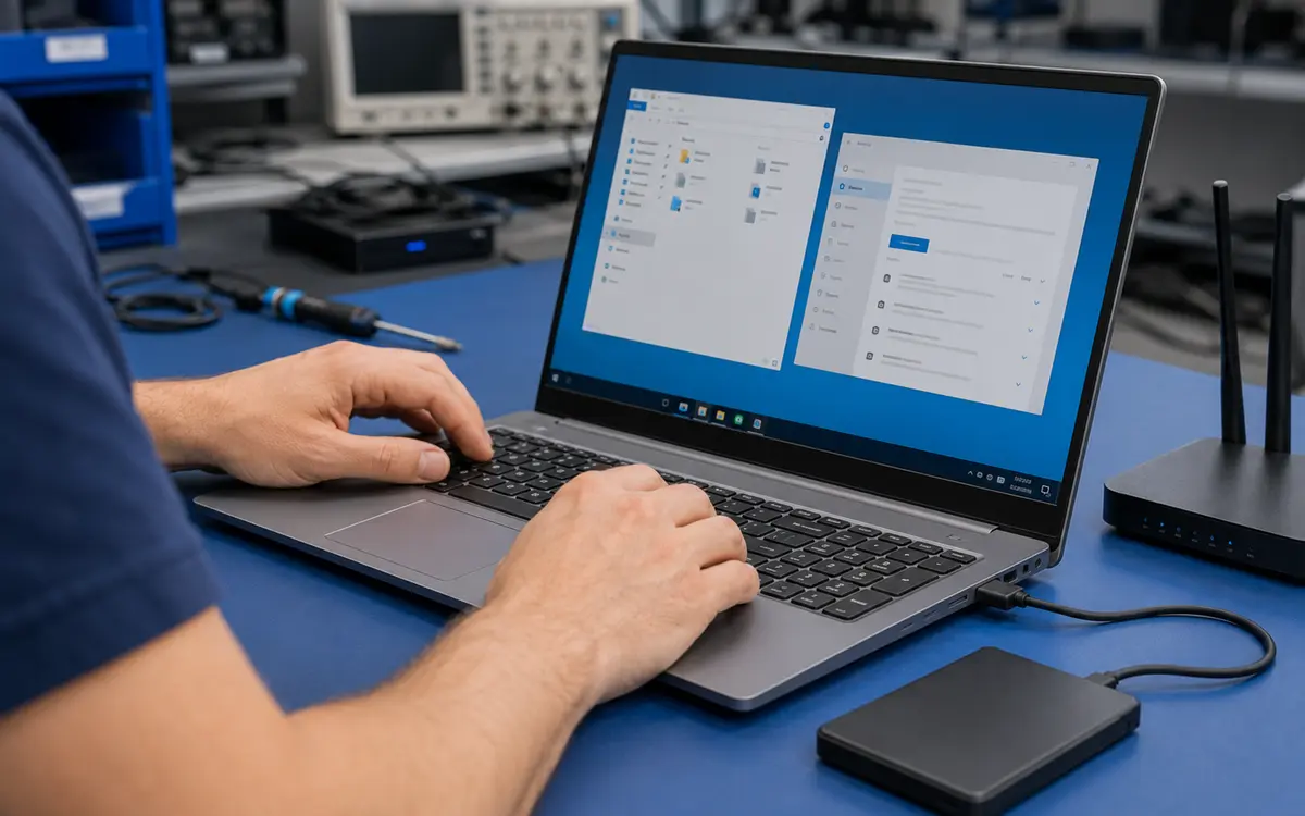 Настройка Windows драйверов и программ на ноутбуке
